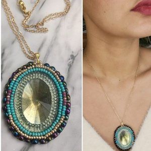 Pendant Bohemian Beaded Statment Necklace